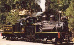 Yosemite Mountain Sugar Pine RR Shay #15